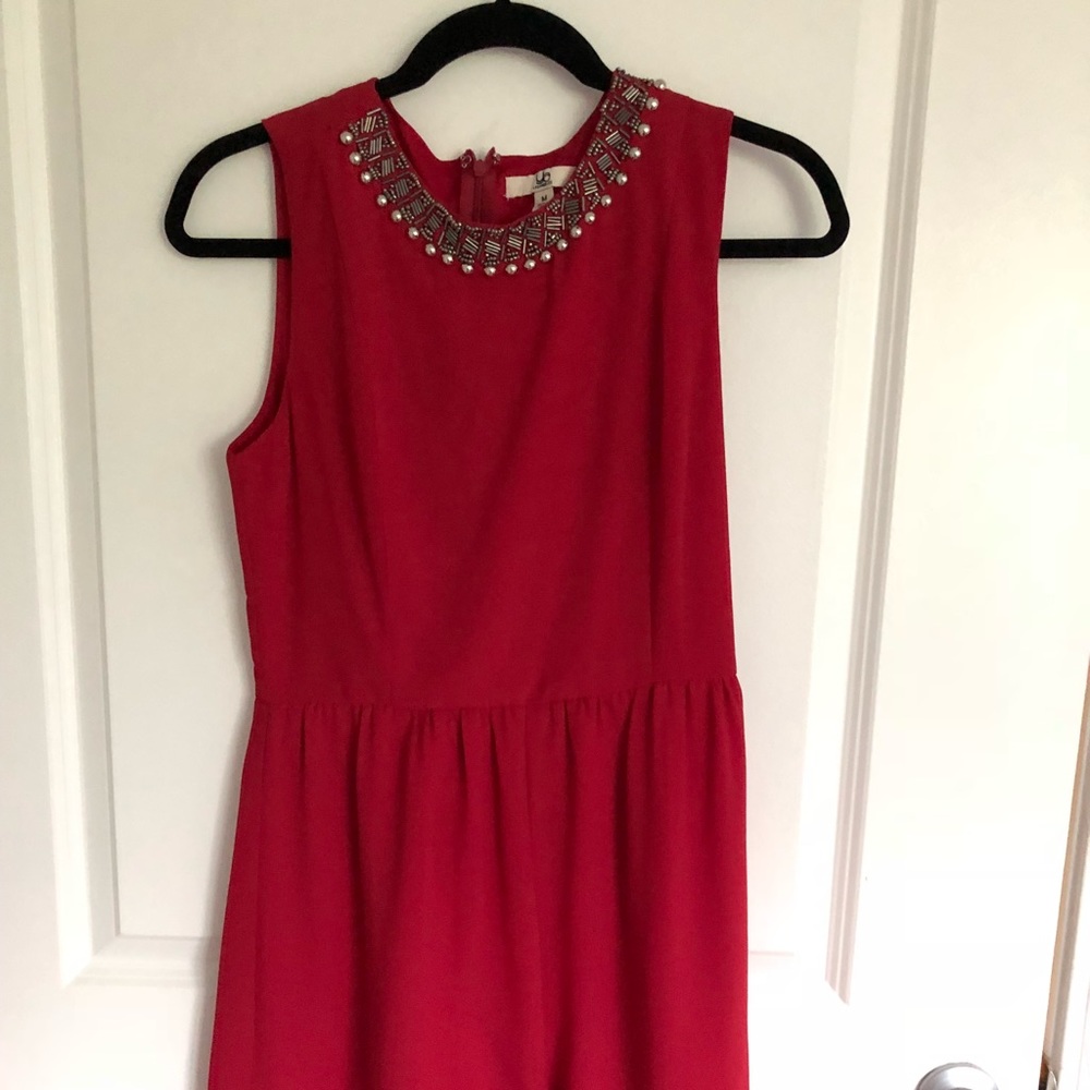 Holiday/NYE Red Romper - Picture 3 of 4